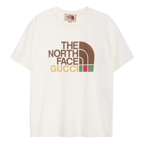 GUCCI X NORTH FACE WHITE TSHIRT SIZE XS - Picture 8 of 9